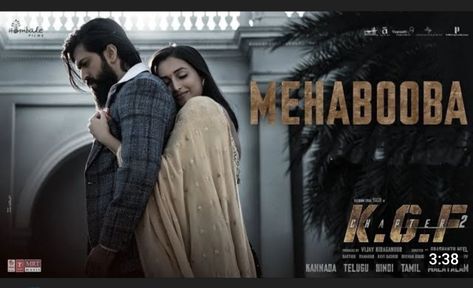 Mehabooba Song, Yash Srinidhi Shetty, Songs In Tamil, Srinidhi Shetty, Kgf Chapter 2, Kgf 2, Butterfly Video, Song Hindi, Romantic Photoshoot