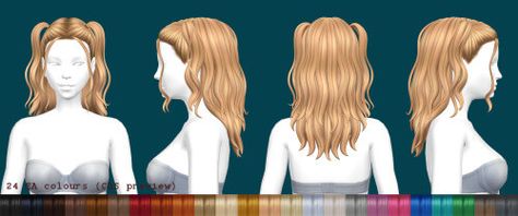 Sims Euphoria, Sims 4 Euphoria Cc, Daylife Sims, Cassie Hair, Sims 4 Cc Hair, Bump Hairstyles, Cc Hair, Sims House Design, Pigtail Hairstyles