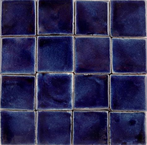 Mexican Tile - 1.25" square, Cobalt Blue Mexican Tile Blue Mexican Tile, Mexican Sink, Dark Blue Bathrooms, Blue Bathroom Tile, Mexican Talavera Tile, Main Entrance Door, Stair Riser, Talavera Tile, Mexican Tile