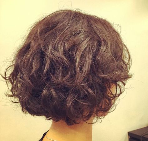 Layered Bob Hairstyles Wavy, Short Fine Curly Hair, Layered Wavy Bob, Hairstyle For Short Hair, Hairstyle For Short, Short Wavy Haircuts, Wavy Bob Hairstyles, Wavy Haircuts, Short Curly Haircuts