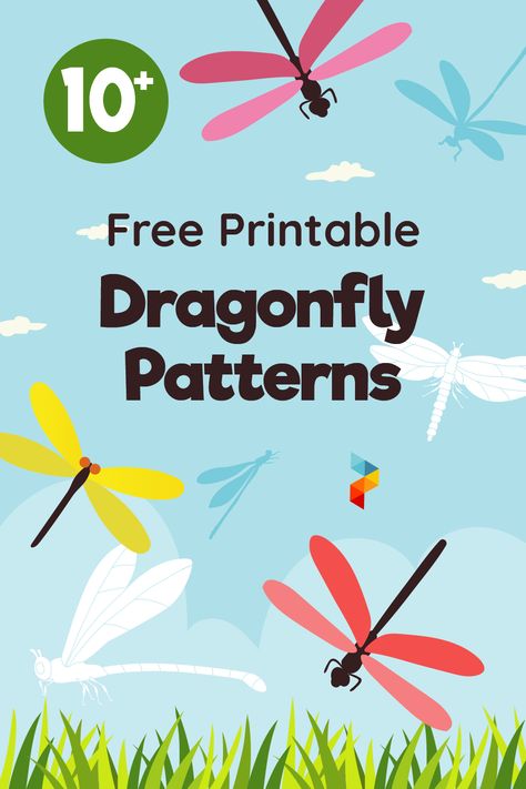 Dragonfly Patterns Dragonfly Embroidery Pattern Free, Embroidery Dragonfly Pattern, Dragonfly Quilt Pattern, Dragonfly Patterns, Dragonfly Cross Stitch, Dragonfly Embroidery, Beautiful Insects, Free Stencils, Stencil Patterns