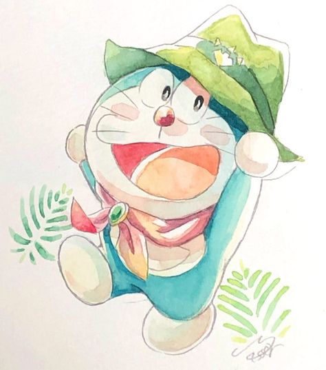 Doraemon Drawings, Doraemon Painting, Dora Fanart, Doraemon Fanart, Doraemon Drawing, Pikachu Drawing, Cartoon Art Drawing, Doremon Cartoon, Animated Cartoon Characters