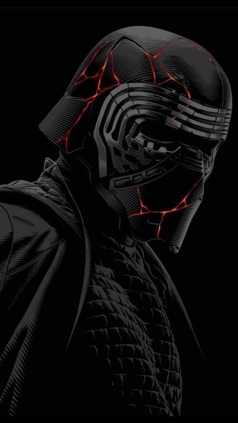 Kylo Ren Art, Kylo Ren Wallpaper, Star Wars History, Star Wars Background, Star Wars Sith, Dark Side Star Wars, Star Wars Kylo Ren, Star W, Star Wars Tattoo