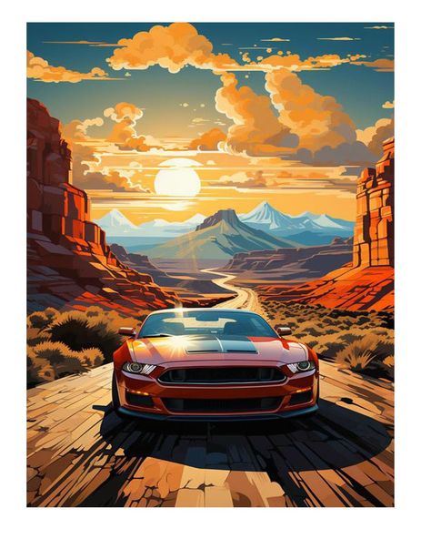 Mustang Wallpaper, Volvo 850, Mobil Drift, Cool Car Drawings, Car Artwork, Cool Car Pictures, Tapeta Galaxie, Mustang Cars, Car Illustration