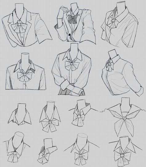 Collar Shirt Reference Drawing, Open Button Up Shirt Drawing Reference, How To Draw A Collared Shirt, How To Draw Collar, Collared Shirt Drawing Reference, Collared Shirt Reference, Shirt Collar Reference, Shirt Collar Drawing, Collar Shirt Drawing