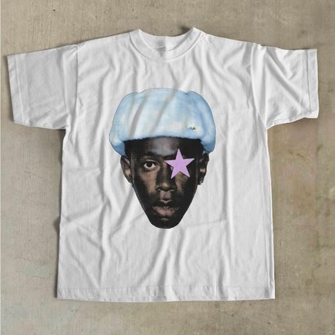 Custom Tyler The Creator x Bape Most Popular Shirts, Fiited T Shirt, Cheap Stretch T-shirt For Streetwear, Cheap Basic T-shirt For College, Luxury White Graphic Tee, Playful Cheap T-shirt For Streetwear, Cheap Front Print Shirt For Streetwear, Cheap Baggy Tops With Letter Print, Cheap Trendy Top With Graphic Design