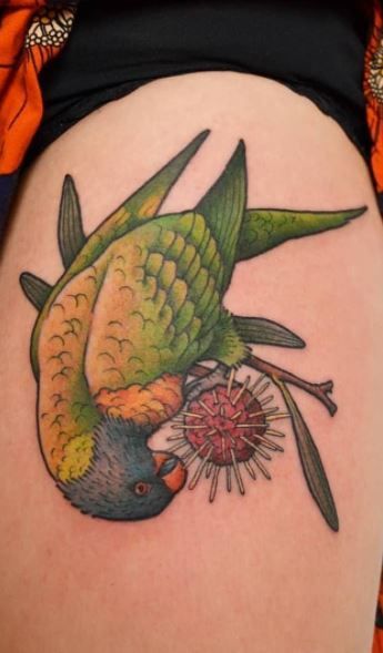 << Check out more Parrot Tattoos and Ideas #tattoomenow #tattooideas #tattoodesigns #tattoos #parrot #lorikeet Parrot Tattoos, Bold Tattoo, Parrot Tattoo, Tattoo Me, Colorful Parrots, Birds Tattoo, Tattoos Ideas, Tattoos With Meaning, Me Now