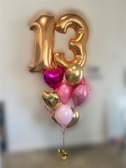 A childs first "teen" birthday is even more exciting when surprised with a 13th Birthday Balloon Bouquet. One of our most popular request. Give us call, so we can invite you to our new location in Santa Monica. Please call or email to place an order: Call 310-451-5905 or E-Mail: balloonconceptswla@gmail.com #birthday #SantaMonica #birthday #birthdayballoons #happybirthday #santamonica 13 Balloon Bouquet, Birthday Balloon Bouquet, Birthday Planning, Teen Birthday, New Location, 13th Birthday, Balloon Bouquet, Birthday Balloons, Santa Monica