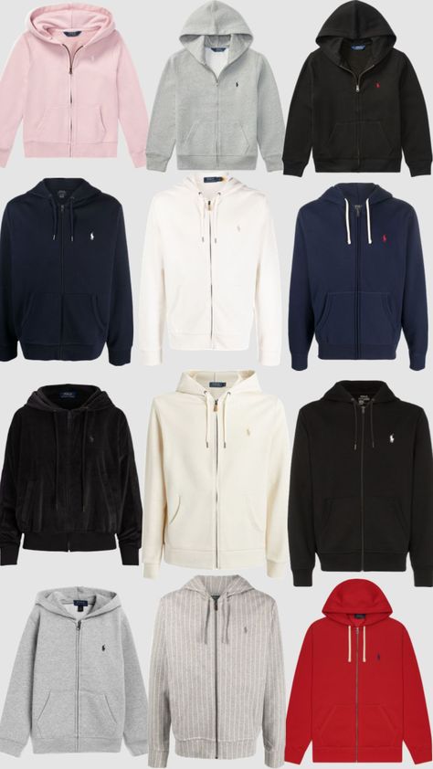 All Ralph Lauren zip hoodies #ralphlauren #hoodies Ralph Laurent, Ralph Lauren Zip, Drippy Outfit, Ralph Lauren Hoodie, Zip Hoodies, Zip Hoodie, Zip Ups, Ralph Lauren