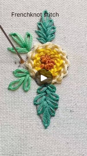 8.9K views · 107 reactions | Easy french knot stitch #reels #viral #trending #fbreels #reel #foryou #video #new | Hand Embroidery Models | Hand Embroidery Models · Original audio Knot Stitch, French Knot Stitch, French Knot, Video New, Popular Videos, Hand Embroidery, Knot, Audio, Models