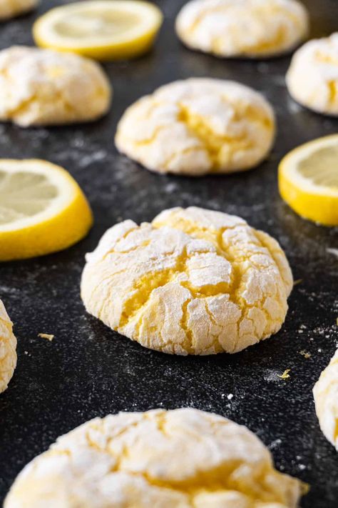 This lemon cookie recipe is quick, easy to make, and so delicious! Refreshing, soft, and fluffy- the perfect lemon cookie! Pin now and save for later! Want the best easy lemon cookie recipe? Sweet and lemony, dusted in powdered sugar, and beautifully soft- then you are in the right place. Perfect to give you all... Read More The post Lemon Cookie Recipe appeared first on A Table Full Of Joy. Lemon Cake Cookies, Easy Lemon Cake, Lemon Cake Mix Cookies, Lemon Cake Easy, Lemon Bars Easy, Lemon Crinkle Cookies, Lemon Cookies Recipes, Lemon Cake Mixes, Cookie Cake Recipe