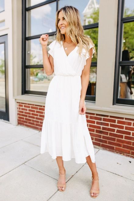 Shower Dress For Bride, Rehearsal Dinner Outfits, Simple White Dress, Shower Outfits, Bridal Shower Outfit, Rehearsal Dinner Dresses, Bridal Shower Dress, Rehearsal Dress, Shower Dresses