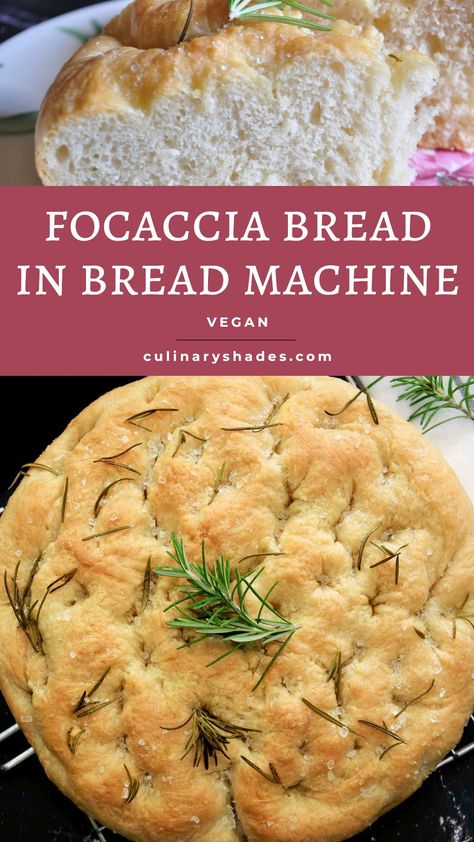 Focaccia Bread Bread Machine, Foccacia Bread Bread Maker, Magic Chef Bread Machine Recipes, Foccacia Bread Recipes Bread Machine, Foccacia Bread Machine, Bread Machine Focaccia Bread, Bread Machine Dough Recipes, Cuisinart Bread Machine Recipes, Breadmaker Recipes Bread Machines