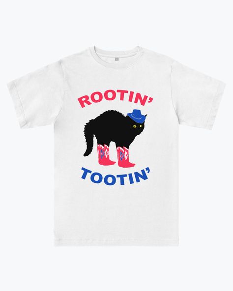 Shop | Everpress Rootin Tootin, Silly Shirt, Desain Editorial, Y2k Baby Tee, Funny Outfits, Womens Tops Summer, Cat T, 가을 패션, Cat Clothes