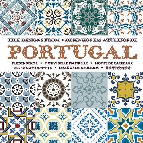 For those who can't get enough of the striking patterns of Portuguese tile, here's an inspiring book. Traditional Tile Design, Azulejos Tiles, Portal 2, Portuguese Culture, Architecture Books, Portuguese Tiles, Traditional Tile, Encaustic Cement Tile, Encaustic Tile