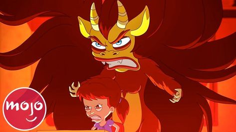 Hormone Monstress, Mouth Quote, Monster Quotes, Female Cartoon Characters, Ghost Cartoon, Female Cartoon, Funny Phone Wallpaper, Big Mouth, Tv Characters