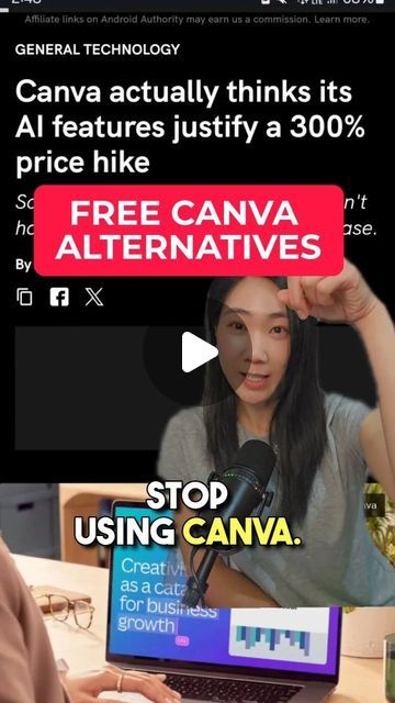 Canva Alternatives Free, Canva Alternatives, Job Skills, Business On Instagram, Life Hacks Computer, Computer Tips, Hacking Computer, Instagram Design, Extra Income