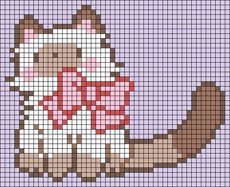 Cool Alpha Patterns, Pixel Art Pattern Ideas, Alpha Patterns Cat, Alpha Grid Pattern, Cute Cat Pixel Art, Snoopy Alpha Pattern, Axolotl Pixel Art, Simple Tapestry Crochet, Cat Alpha Pattern