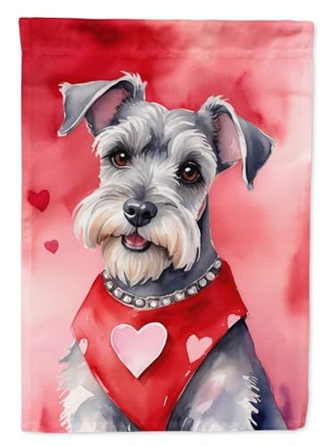 Valentine House, Schnauzer Puppies, Dog Illustrations, Miniature Schnauzer Puppies, Dog Cartoon, Schnauzer Puppy, Garden Flag Stand, Dog Search, Mini Schnauzer