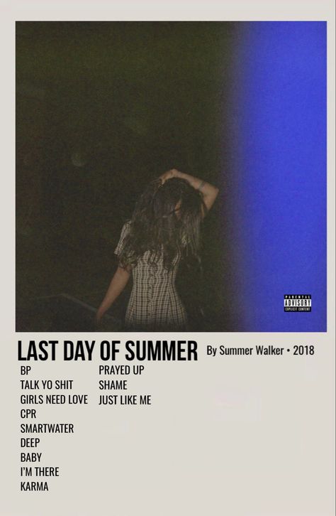 minimal album polaroid poster for last day of summer by summer walker Rap Album Covers, Music Cover Photos, Minimalist Music, Summer Walker, Music Poster Ideas, Vintage Music Posters, Cool Album Covers, Music Album Art, Music Collage