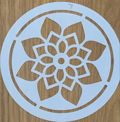 Mandala Cutout, Indian Traditional Paintings, Tin Can Art, Mandala Stencils, Ceiling Design Modern, Easy Arts And Crafts, Wooden Cutouts, Stencil Pattern, Mandala Design Art