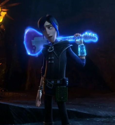 Douxie Casperan Aesthetic, Trollhunters Douxie, Douxie Trollhunters, Trollhunters Characters, Troll Hunters, Song Min-gi, Emo Boys, Descendants, Movie Art