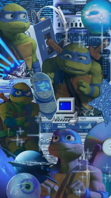 Leonardo Tmnt Art, Tmnt Wallpaper, Turtles Forever, Ninja Wallpaper, Tmnt Mikey, Leonardo Ninja Turtle, Circus Characters, Tmnt Characters, Tmnt Leo