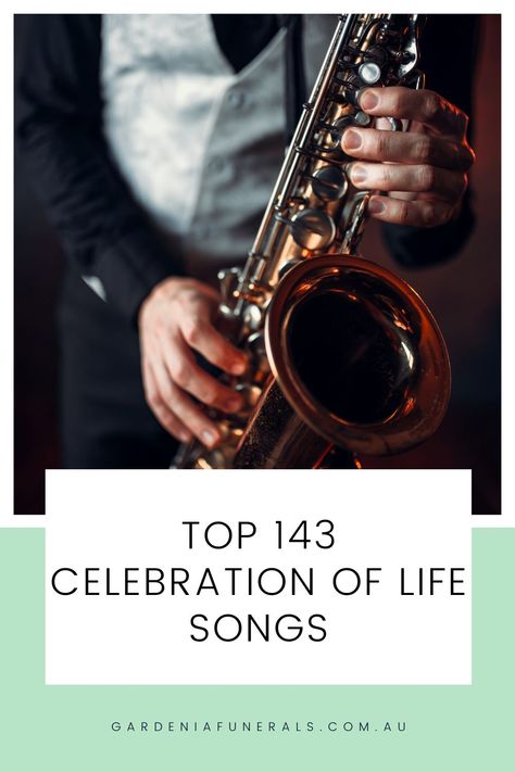 Experience the power of music to honour and celebrate the life of your loved one. Our curated list of top celebration of life songs ensures a memorable memorial filled with heartfelt emotions and cherished memories.   Click the link to discover the perfect soundtrack to reflect, remember, and share the special moments that made your loved one unforgettable. 🎶 Celebration Of Life Playlist, Celebration Of Life Songs Music, Music For Celebration Of Life, Songs For Celebration Of Life, Celebration Of Life Songs, Celebration Of Life Memorial Ideas, Celebration Of Life Ideas, Memorial Songs, Life Songs