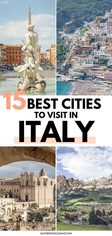 best cities to visit in Italy Cities To Visit In Italy, Italy Trip Planning, Pompeii Ruins, Italian Cities, All About Italy, Italian Places, Travel Printables, Travel Destinations Photography, Cities To Visit