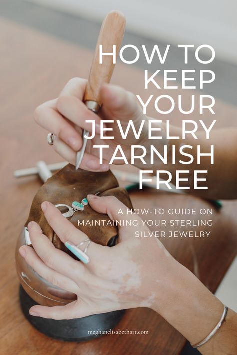 A how-to guide on maintaining your sterling silver jewelry - the easy way. Find tips on how to prevent tarnish, maintain the color of your turquoise, remove tarnish, and return the shine of your jewelry here. No Tarnish Jewelry, Natural Silver Cleaner, Turquoise Jewelry Diy, Cleaning Tarnished Silver, Ash Blonde Hair Dye, Wedding Shoes Block Heel, Cleaning Silver, Homemade Jewelry Cleaner, Tarnished Silver Jewelry