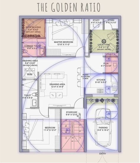 Golden Ratio Architecture, Buildings Sketch Architecture, Kitchen Drawing, Illustration Architecture, Residential Building Design, Best Modern House Design, Rem Koolhaas, Interior Design Presentation, Architecture Concept Diagram