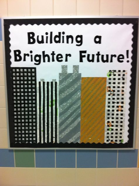 Our Theme! Construction Theme Classroom, Theme Classroom Ideas, School Wide Themes, Elementary Bulletin Boards, Music Bulletin Boards, Sports Theme Classroom, Brick By Brick, Vbs 2023, Dramatic Play Centers