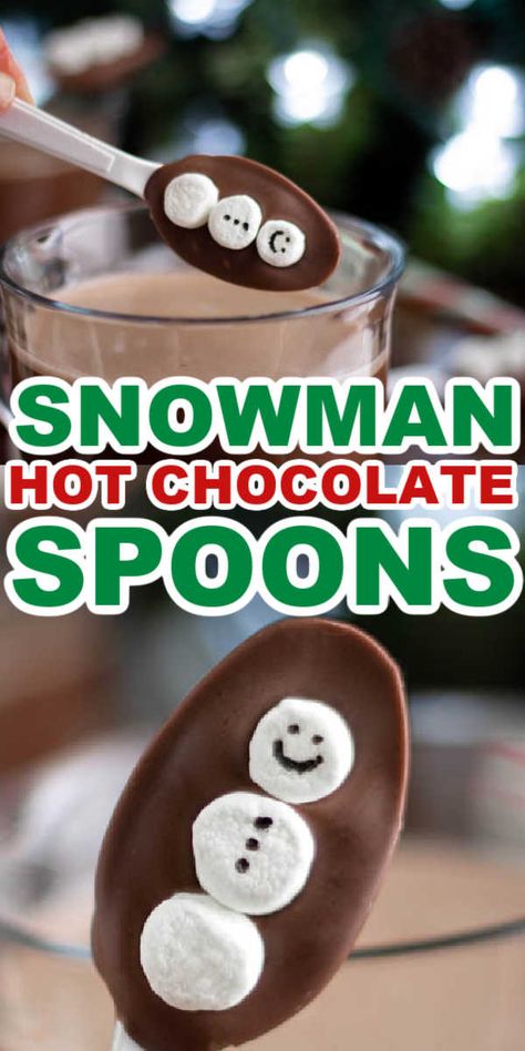 Homemade Hot Chocolate Spoons, Coconut Snowman, Christmas Class Treats, Hot Chocolate Sticks, Volleyball Fundraiser, Marshmallow Hot Chocolate, Zoom Activities, Cocoa Spoons, Snowman Recipes