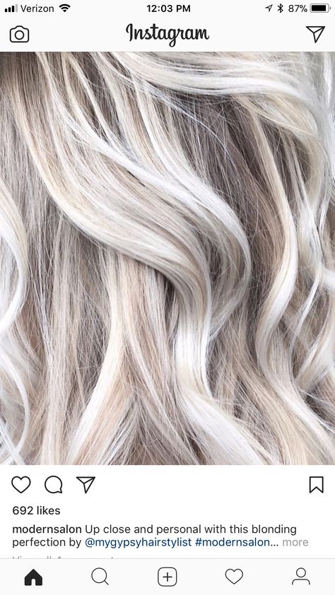 Platinum Blonde With Grey Highlights, Ice Blonde Hair With Lowlights Balayage, Winter White Blonde Hair, Platinum Blonde With Low Lights, Icy Blonde With Brown Lowlights, Icey Blonde Fall Hair, Platinum Blonde Hair With Dark Lowlights, Icy Ash Blonde Hair Balayage, Silver Toned Blonde Hair