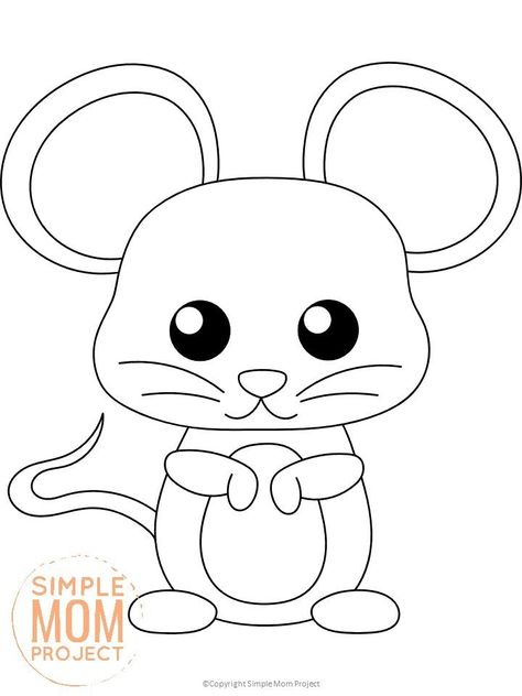 Are you looking for an easy forest themed preschool coloring print out for your kids? Our cute and free printable forest mouse coloring page is an ideal addition to your kids forest craft activities or their woodland animal coloring book. Preschoolers and toddlers love fun art projects so this would be a winner at preschool for sure. Click here to grab your baby forest mouse coloring page today! #Mousecoloringpage #Babymousecoloringpages #forestanimalcoloringpages #forestanimals #SimpleMomProjec Forest Animal Crafts, Forest Crafts, Fall Coloring, Animal Printables, Animal Templates, Mouse Crafts, Mouse Color, Cool Art Projects, Animal Coloring Books