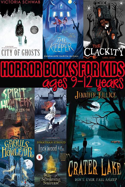 25 Best Horror Chapter Books for Kids Ages 9-12 Years Scary Books For Kids, Books For Halloween, Library Assistant, Class Books, The Graveyard Book, 2024 Books, Emotions Cards, Ghost Books, Scary Books