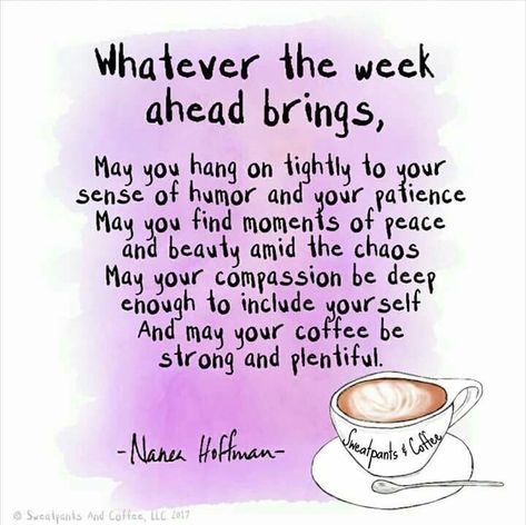 A New Week Quotes, New Week Quotes, Week Quotes, Happy Sunday Quotes, Sunday Quotes, Vie Motivation, Coffee Is Life, Visual Statements, Hang On