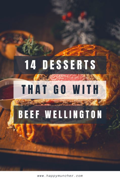 Gravy For Beef Wellington, Red Wine Sauce For Beef Wellington, What To Serve With Beef Wellington, Beef Wellington Sauce Recipe, Beef Wellington Sides, Mini Beef Wellington Appetizers, Beef Wellington Side Dishes, Beef Wellington Plating, Sauce For Beef Wellington