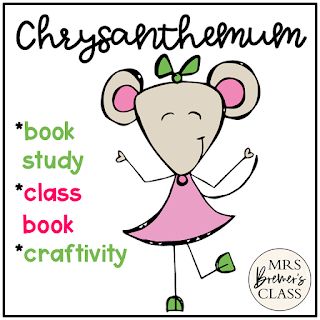 Chrysanthemum book study literacy unit with Common Core aligned companion activities and craftivity K-1 Chrysanthemum Book Activities, Chrysanthemum Book, Chrysanthemum Activities, Kevin Henkes Books, Story Elements Activities, Book Study Activities, Kevin Henkes, Parts Of A Book, All About Me Preschool