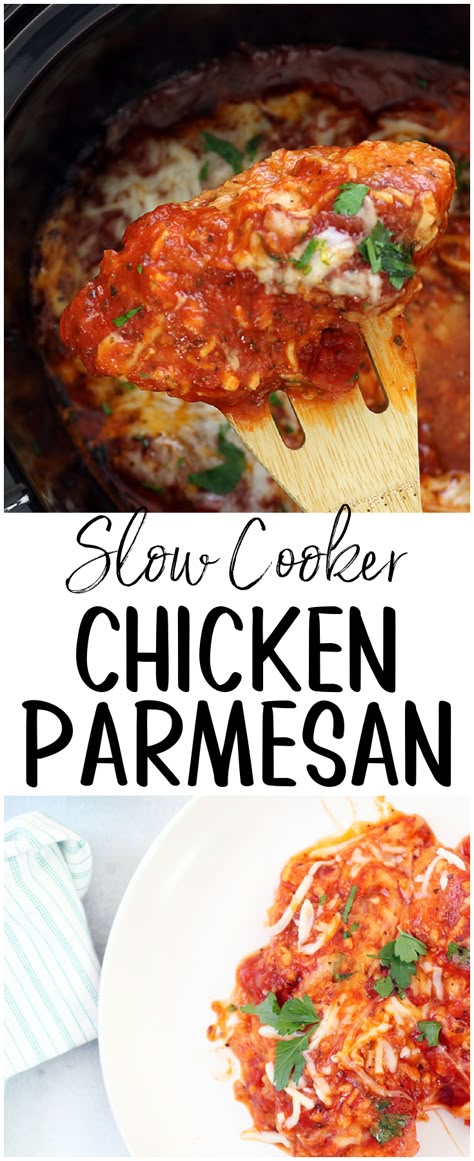 Slow Cooker Chicken Parmesan, Diy Easy Recipes, Recipes Bread, Keto Vegan, Crock Pot Slow Cooker, Crock Pot Cooking, Easy Slow Cooker, Chicken Parmesan, Slow Cooker Chicken