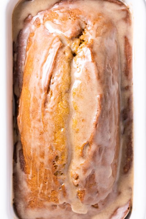 Made from a pumpkin base and mixed with fall spices, this pumpkin loaf is moist and pretty much the perfect thing to make in the autumn! Topped with a maple glaze, it's like heaven in edible form! | wyseguide.com #thatssowyse #pumpkin #pumpkinbread #fall #autumn Breakfast Loaf, Wyse Guide, Yummy Bread, Pumpkin Loaf, Brunch Bread, Thing To Make, Maple Butter, Pumpkin Butter, Cream Cheese Spreads