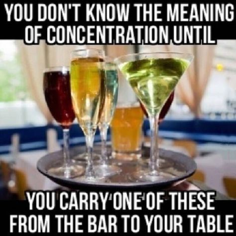 Waitress Humor, Waitress Problems, Bartender Humor, Server Humor, Restaurant Humor, Server Memes, Server Problems, Server Life, Hey Bartender