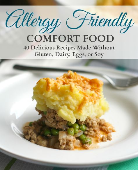 An ebook of allergy friendly comfort food recipes. All the recipes in this ebook are gluten free, dairy free, egg free, and soy free. Mspi Recipes, Gluten Free Comfort Food, Soy Free Dairy Free, Crunch Bars, Allergen Free Recipes, Soy Free Recipes, Chocolate Crunch, Egg Free Recipes, Dairy Free Diet