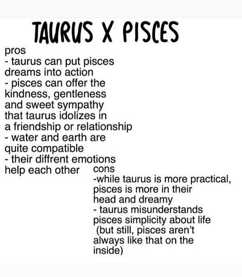 Taurus X Pisces, Taurus And Pisces, Pisces Relationship, Taurus Pisces, Pisces And Taurus, Zodiac Pisces, Signs Astrology, Pisces Quotes, Zodiac Signs Pisces