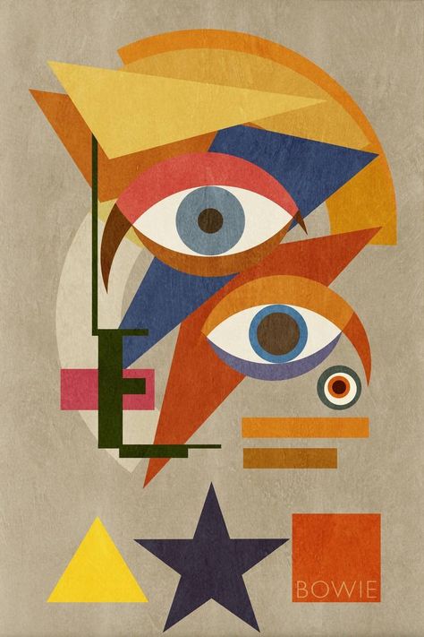 Bauhaus Movement | Rethinking the World | Seite 6 Bowie Portrait, London Art Gallery, Jack Smith, Bowie Art, Bauhaus Movement, Fat Art, Bauhaus Art, Bauhaus Poster, Bauhaus Design