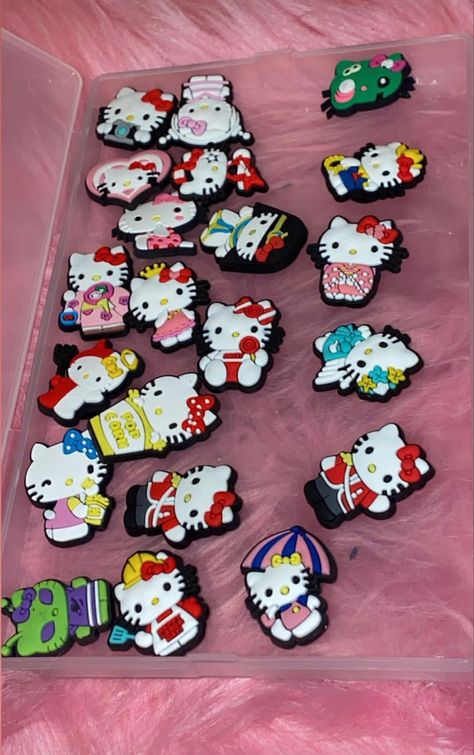 Hello Kitty Croc Charms, Croc Charms Hello Kitty, Sanrio Croc Charms, Spiderman Croc Charms, Hello Kitty Crocs Jibbitz, Crocs Hello Kitty Charm, Anime Croc Charms, Halloween Basket, Halloween Baskets