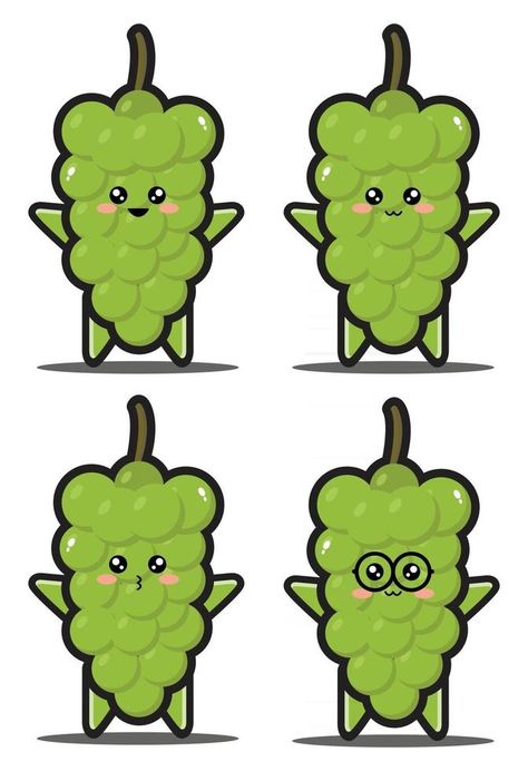 Drawing Generator, Cereal Brands, Cartoon Green, Green Grapes, Heart Tree, Kawaii Design, Cityscape Photos, Logo Banners, Nature Backgrounds