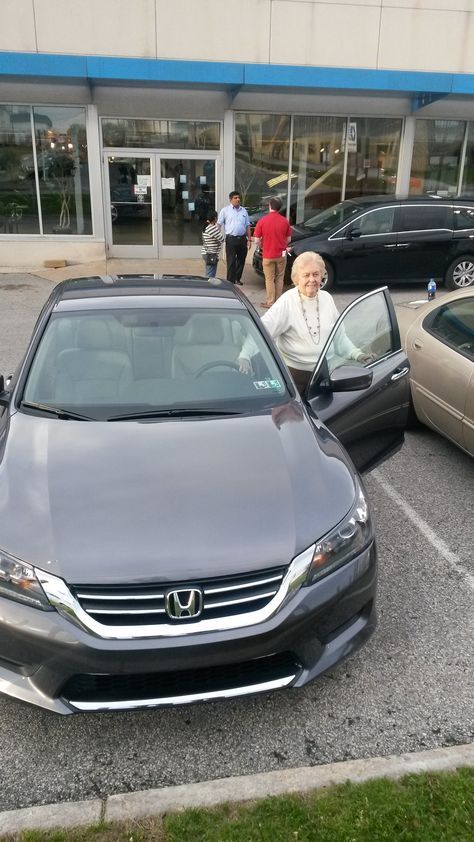 Doris with her new 2014 Honda Accord LX Honda Accord 2014, 2014 Honda Accord, Airport Pictures, Honda Accord Lx, Honda Accord, Dream Cars, Cars, Quick Saves