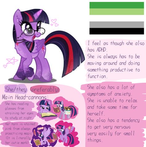 Twilight Sparkle Headcanon, Mlp Redesigns Twilight, Twilight Redesign, My Little Pony Redesign, Twilight Sparkle Redesign, Mlp Headcanons, Mlp Designs, Pony Aesthetic, Mlp Redesigns