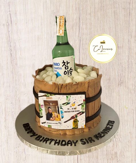 Another Year Older, Alcoholic Drink, Soju, Themed Cakes, Alcoholic Drinks, Drinks, Cake, Quick Saves, Design